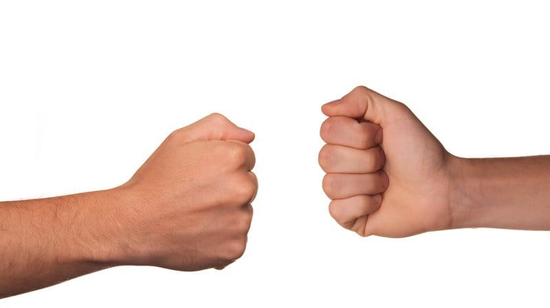 To knyttede never mot hverandre